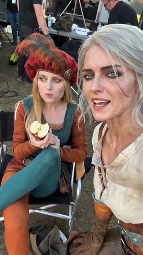 Witcher 3 Backstage: Ciri and Priscilla #witcher #ciri #witcher3 #priscilla #witcheruniverse