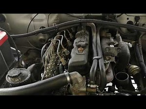 Nissan Patrol Tr 1988 3.3 Turbo Sd33t engine, idle