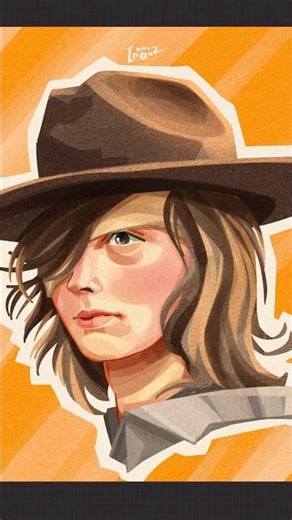 Carl-Tutorial and Quick Drawing The Walking Dead