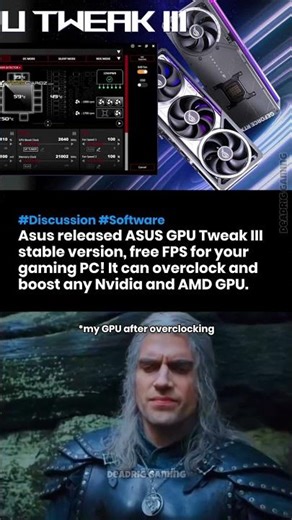 Asus brings free FPS for your gaming PC with GPU Tweak III