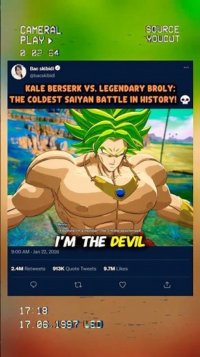 Kale Berserk vs. Legendary Broly:The coldest Saiyan battle in history! 💀 #sparkingzero #crashout