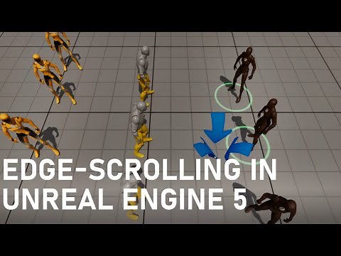 Edge Scrolling the Viewport using the Mouse (touching screen edges) in Unreal Engine 5.