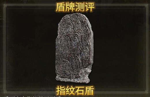 这是法环里最硬的癫火大盾——指纹石盾武器测评