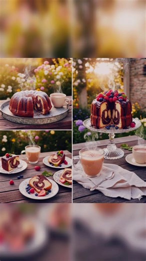 Marble Cake Recipe | Super Soft And Fluffy Marble Cake Recipe | Chocolate Swirl Cupcakes Recipe