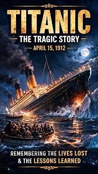 The Sinking of the Titanic – A Tragic Story That Changed History #titanic #history #TrueStory