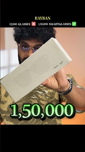 ₹12K vs ₹1.5 Lakh Ray-Ban Meta Smart Glasses 👓🔥 #Shorts