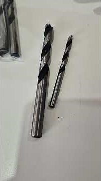 3-point drill bit, drills wood and PVC plastic.
