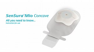 SenSura® Mio Concave 1-piece drainable pouch - Instruction for use