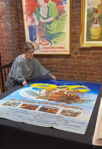 Calling all Disney adults! We have an amazing collection of vintage movie posters including many incredible never before seen Disney posters! Come visit us to see our whole collection in store! #disney #art #design #movie #movieposter