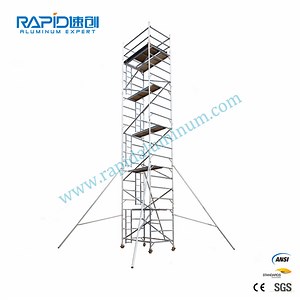[Hot Item] Aluminum Mobile Tower Scaffolding Steel Ringlock Scaffold System