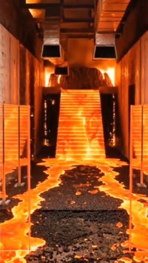 👉 😱 Building an Underground Lava Room… It Feels Like REAL FIRE! 🔥