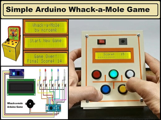 DIY Simple Arduino Whack-a-Mole Game