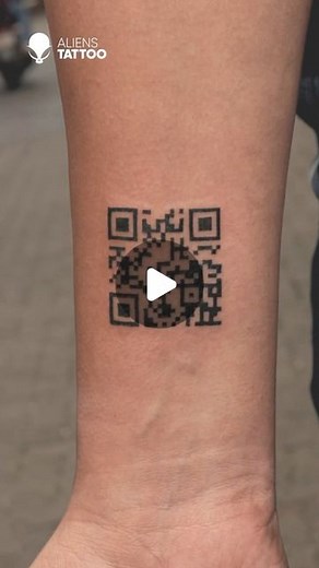 Devendra Palav | Are QR Code Tattoos Scannable? . Scan and find out now! 🤗 . QR tutorial 👇🏻 https://lila.art/learn/class/56/qr-code-tattoo-for-beginners .... | Instagram
