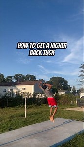 How To Get A Higher Back Tuck (TIPS!)