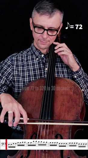 21 reactions | How fast can a cello fly?  Watch me crank Webster’s “Scherzo” (Suzuki Book 3) from snail-slow to PRESTO in under a minute! Count the BPM jumps, drop your record tempo in the comments, and tag a friend who needs a metronome wake-up call. ➡️ Would you like learning to play cello with me? Check out Cellopedia Udemy courses - discount link below! | Cellopedia | Facebook