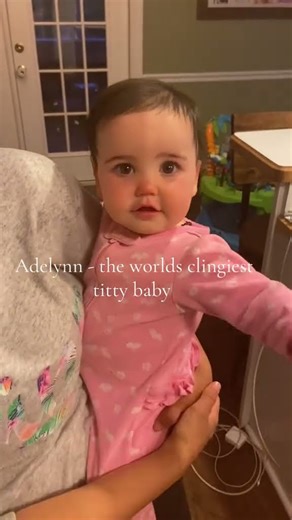 Reminiscing when Adelynn was just a itty-bitty baby. This girl refused a pacifier and a bottle only