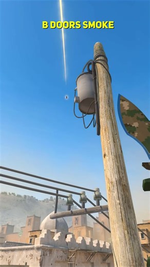 B Doors Smoke From Mid Dust 2 CS2 #shorts