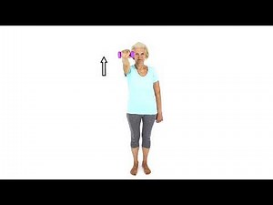 Senior: How to do a Front Raise with a Dumbbell