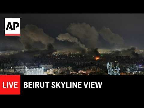LIVE: Beirut skyline as Israel strikes Lebanon