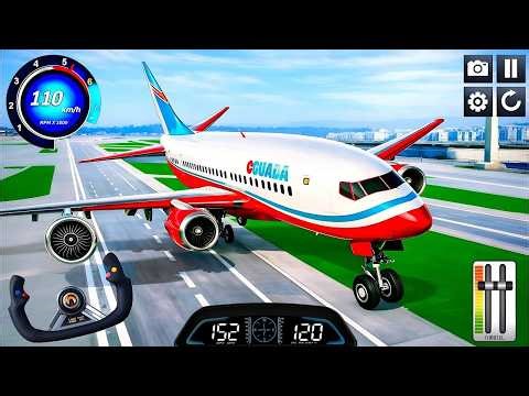 Flight Airplane City Pilot Simulator - Boeing Emergency Landing Chaos 😱✈️ (Android Gameplay)