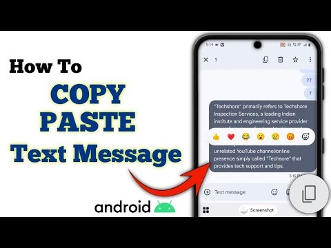How To Copy and Paste Text Messages On Android - Step By Step