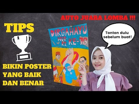 CARA BIKIN POSTER YANG BAIK DAN BENAR