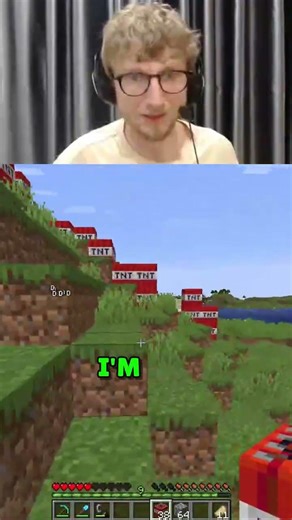 Then Everything Exploded 😨 | Minecraft #shorts