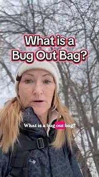 What is a Bug Out Bag? (Beginner Explanation) #emergencypreparedness #bugoutbag #prepper
