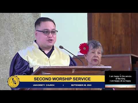 SECOND WORSHIP SERVICE: WOMEN'S FEDERATION SUNDAY