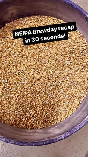 Solo 15-gallon Brew Day. Brewed a NEIPA with some hop products from @yakimavalleyhops Used Citra and Mosaic Incognito hop extract with Enigma in the whirlpool. Then dry hopped with Mosaic Spectrum hop extract, Enigma and Strata at yeast pitch. Fermenting with @lallemandbrewing Verdant IPA yeast in the Spike CF5 Conical. @fermentation.adventures.