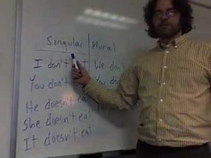 Lesson 7 - Present Tense negative using the verb "do"