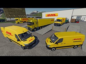 Dans la peau d'un Livreur DHL sur FS 19 (Colis Fragiles, canapé à moteur et Mini voitures)