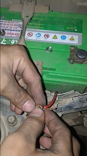 Connect the negative cable#repaircar #lyrics #love #automobile #mechanic #car #automotive #shorts #