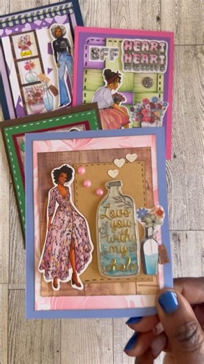 ✂️Card Inspiration using stickers #papercrafts #cardmaking #mindlesscrafting