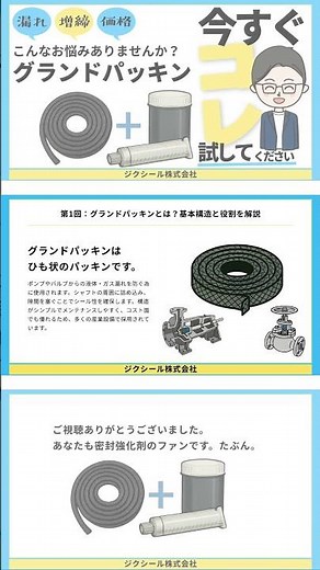 【グランドパッキン基礎知識】 第1回：グランドパッキンとは？基本構造と役割を解説