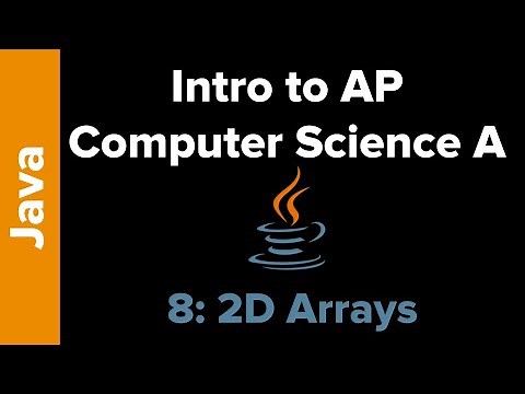 AP Computer Science Unit 8: 2D Arrays