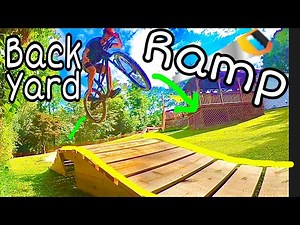 Building a Backyard MTB Trail || Ramp Build