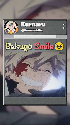 Bakugo is smiling 🥹-My Hero Academia season8 edit #myheroacademiaedit #myheroacademia #mhaseason8