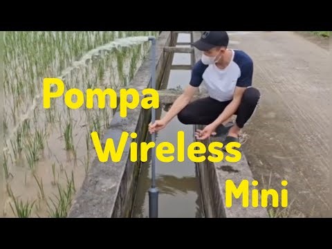 Pompa wireless mini dari pipa PVC