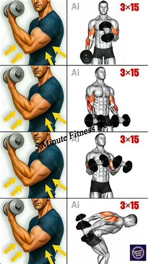 Explosive Bicep and Triceps Workout for Bigger Arms | Power Arm Training #biceps #workout #viral