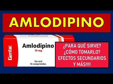 🔴 AMLODIPINO | PARA QUÉ SIRVE, MECANISMO DE ACCIÓN, EFECTOS SECUNDARIOS Y CONTRAINDICACIONES