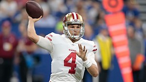 Nick Mullens shows accuracy on deep ball to Aldrick Robinson