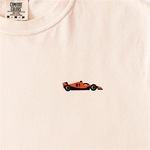 Embroidered Oscar Piastri F1 T-shirt, Mclaren Formula One Racing Car Merch, Unisex Formula 1 Tee With Embroidery, Gift for Piastri Fan - Etsy