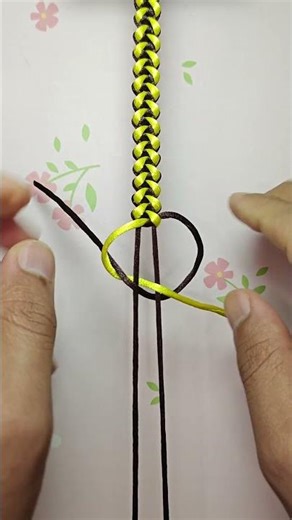 Different Color of Fish Knot | Easy Macrame & Bracelet Tutorial #shortstutorial #diy #macrame #knot