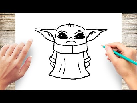 How To Draw Baby Yoda Step by Step