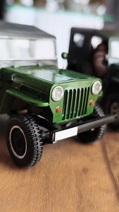 This Mahindra CJ 1:32 scale miniature is a fully handcrafted custom model created for true off-road and vintage Jeep lovers. Every proportion, stance, and surface finish is carefully executed to reflect the raw character of the original Mahindra CJ. This is not a ready-made toy or diecast. Each model is made only after order, using a combination of 3D-printed parts and manual finishing techniques. 🔧 Model Highlights: • 1:32 scale custom build • Accurate CJ body proportions • Custom wheels & off
