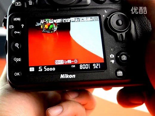 尼康D800全幅单反深度评测-实时取景拍摄对焦演示