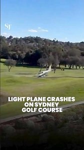 Two men injured after small plane crashes at Sydney golf course