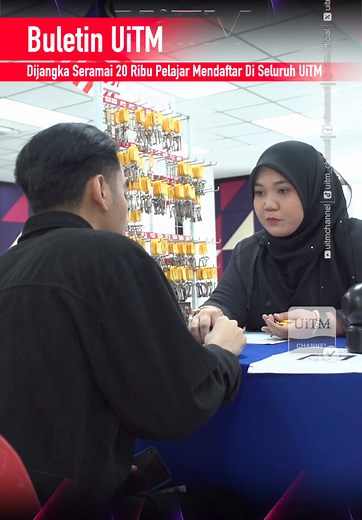 Pendaftaran 20 Ribu Pelajar di Seluruh UiTM