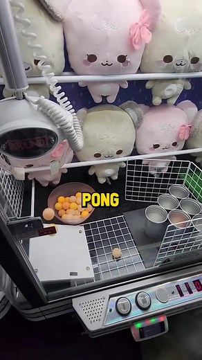 Incredible Claw Machine Trick Shot Wins Bear Prize at Round One Arcade!